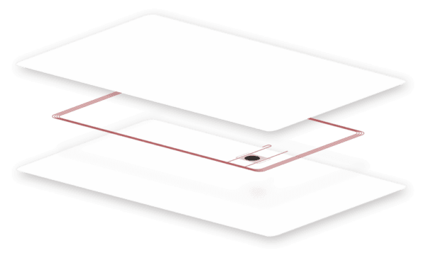 constructure of normal rfid inlay